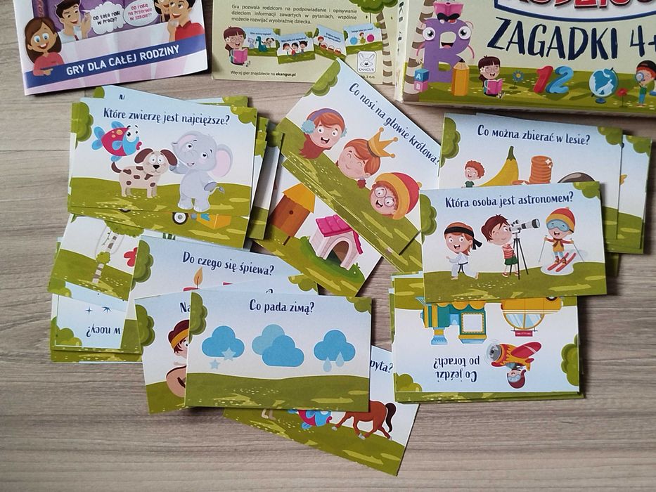 Dzieci kontra rodzice, Zagadki 4+, gra dla dzieci, Kangur