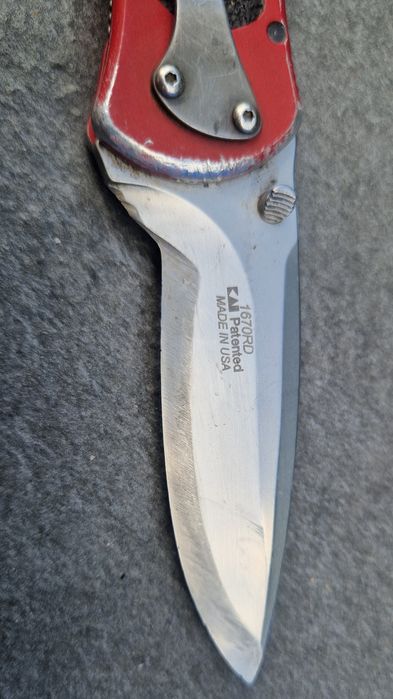 Legenda EDC: Nóż Składany Kershaw Blur Red 1670RD Ken Onion Design MADE IN USA