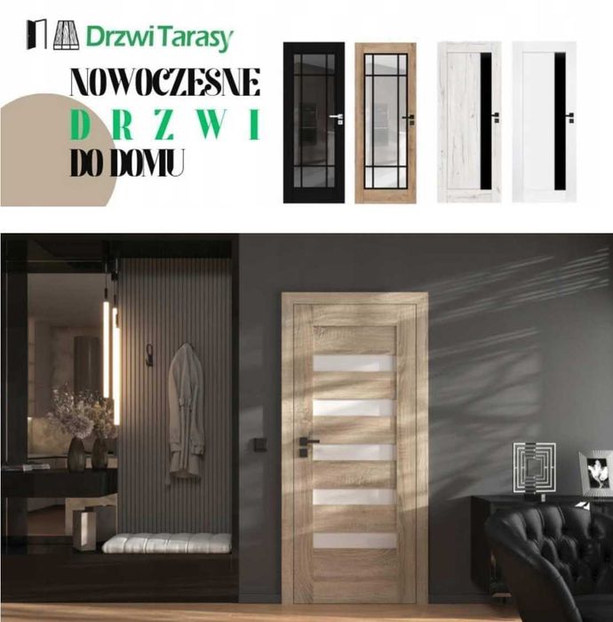 RAMOWE Drzwi wewnętrzne Windoor model Credis szybka dostawa, akcesoria