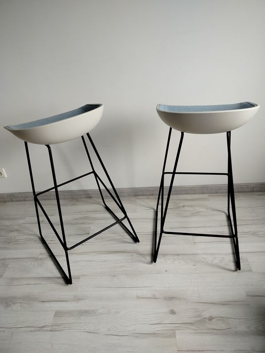 Hokery designerskie HAY About A Stool AAS 38 (High 74cm) – Komplet 2 szt.
