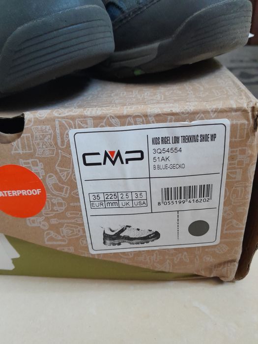 Buty cmp wodoodporne 35 trekkingowe