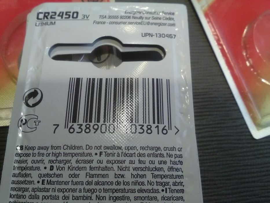 Батарейки/элементы питания таблетки Energizer.