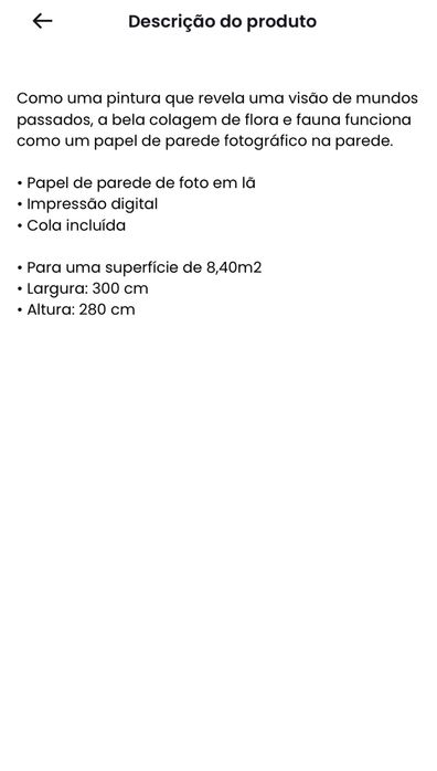 Papel de Parede “Pasado” - marca Komar, comprado na La Redoute