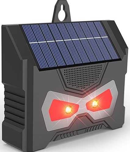 Odstraszacz zwierząt solarny ultradźwiękowy krety lisy dziki kuny mocny