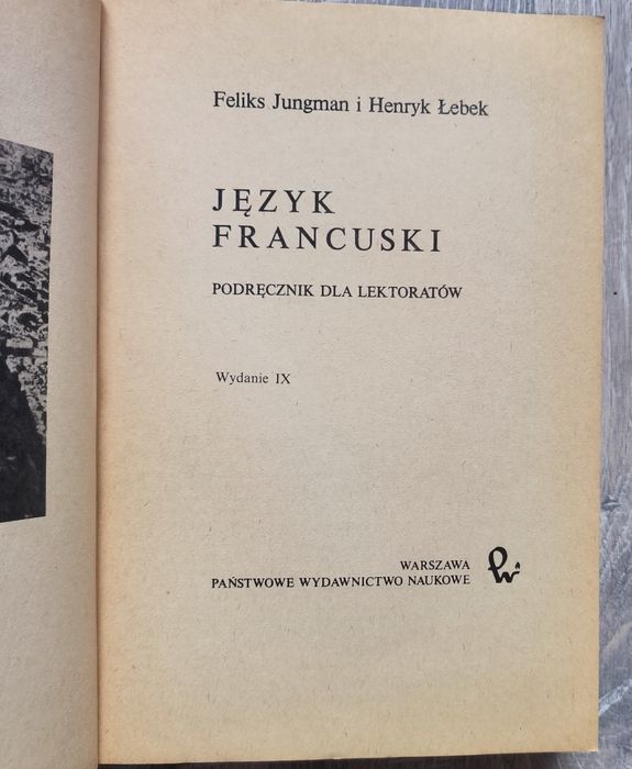 Język francuski dla lektoratów