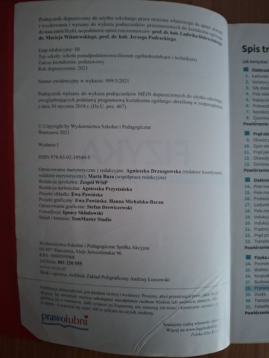 Fizyka 3. Zakres podstawowy. WSiP