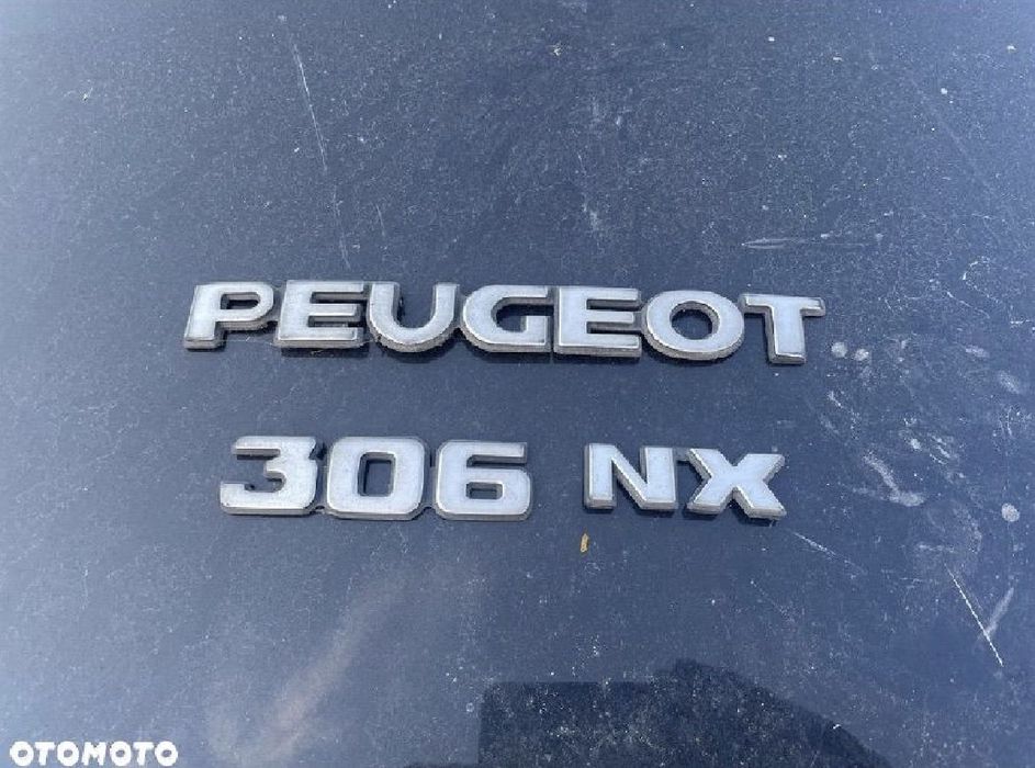 Emblemat znaczek napis peugeot 306 NX