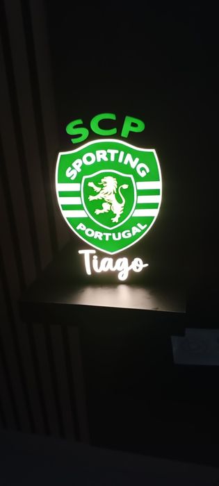 Candeeiro personalizado luminoso