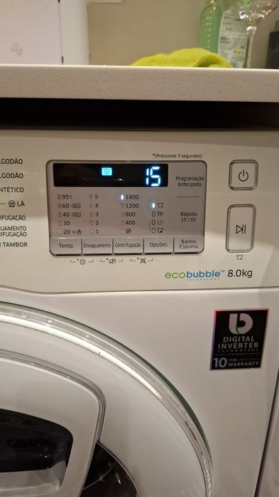Máquina de lavar roupa Samsung com addwash