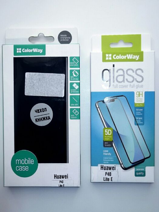 Чехол - защитное стекло СМАРТ HUAWEI P40 LITE E