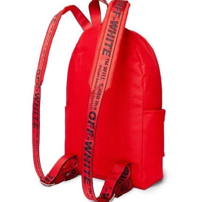 Off-White Printed Canvas юкзак червоний чоловічий palm chrome air
