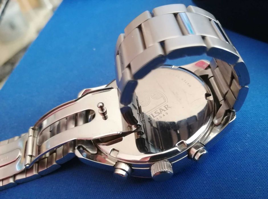 Zegarek PULSAR Chronograph 100m stan bardzo dobry