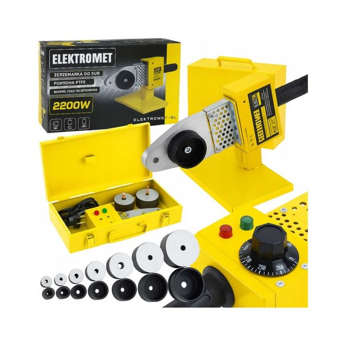 Zgrzewarka do rur pcv termoplastycznych polifuzyjna 2200w 20–63mm 320°