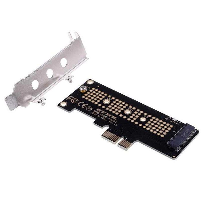 Адаптер-переходник SSD NGFF M.2 PCI-E х1 NVMe M-key MicroATX