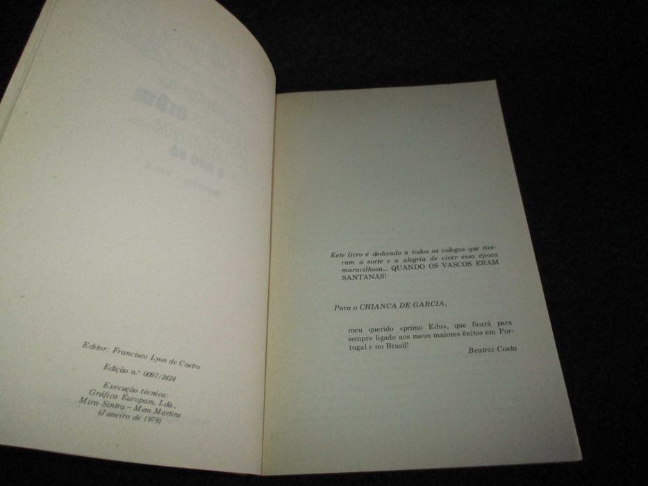 Livro Quando os Vascos Eram Santanas Beatriz Costa