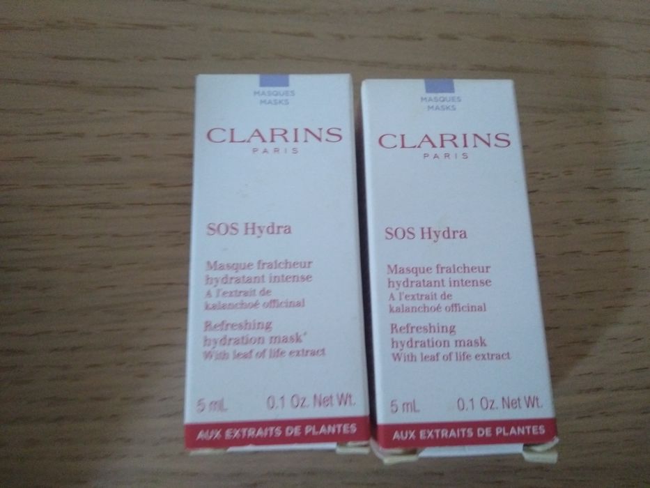 Máscaras faciais Clarins