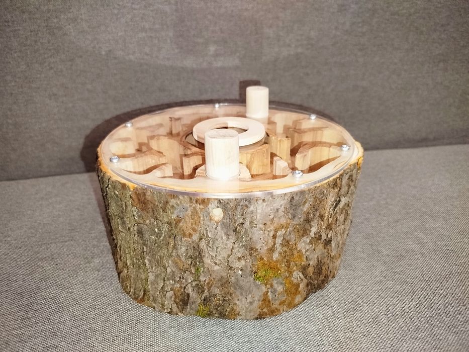 Деревянная муравьиная ферма. Дерев'яний формікарій (гніздо) для мурах.