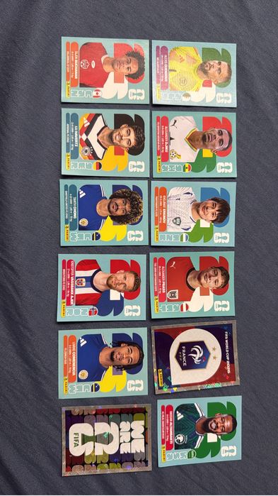 Troco cromos da copa do mundo e coloco no grupo de whatsapp