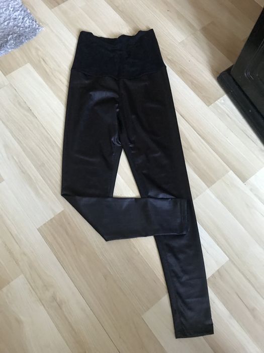 Ekeganckie leginsy ciążowe   czarne Butik r. S
