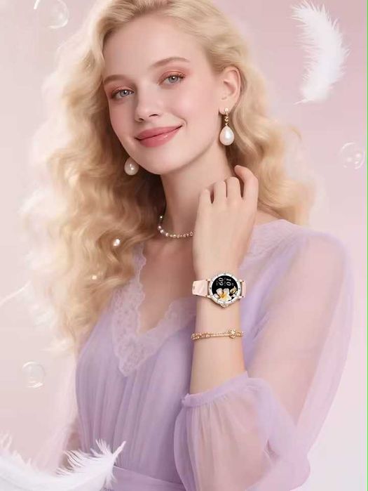 Женские смарт часы: VWAR i228 PRO. 3D-меню.