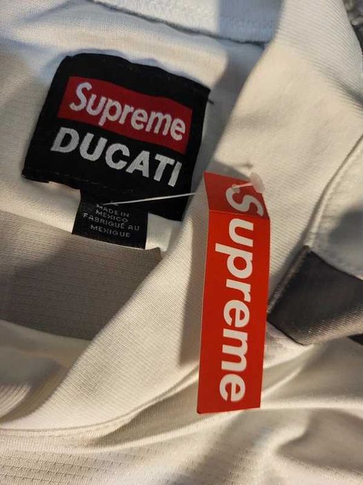 Supreme x Ducati Soccer Jersey White