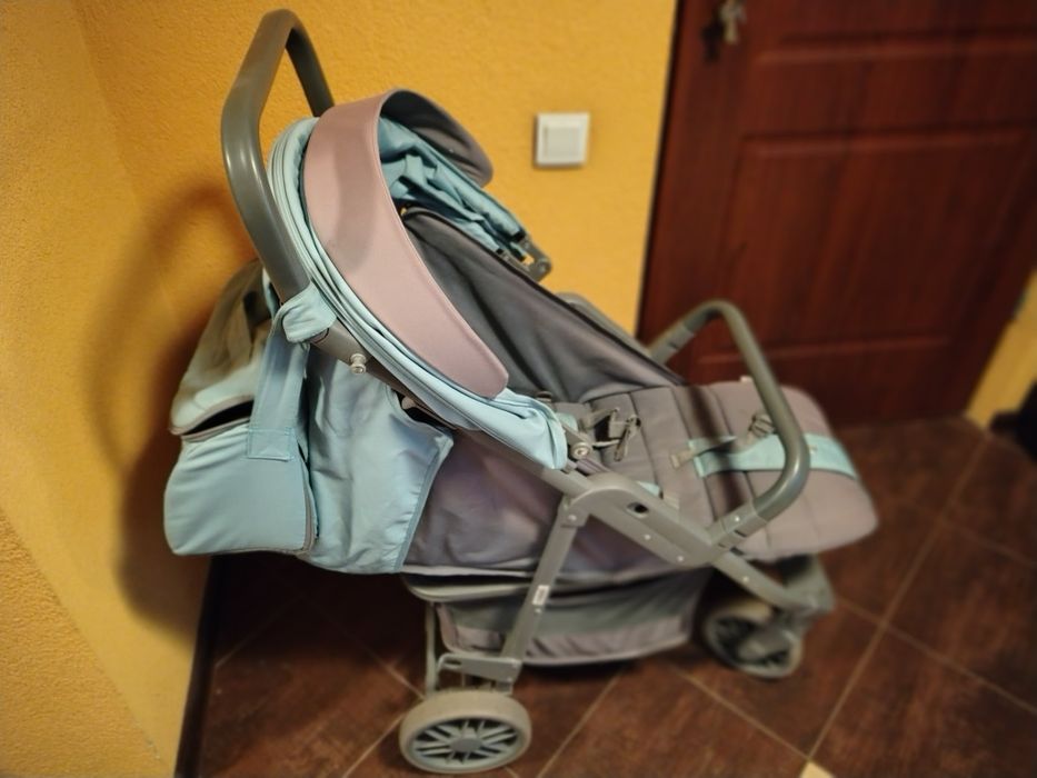 Wózek spacerowy 4BABY Moody Aqua