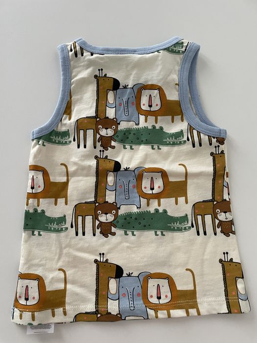 Top koszulka chłopięca na ramiączka Lilly+sid Pepco Organic Cotton 80