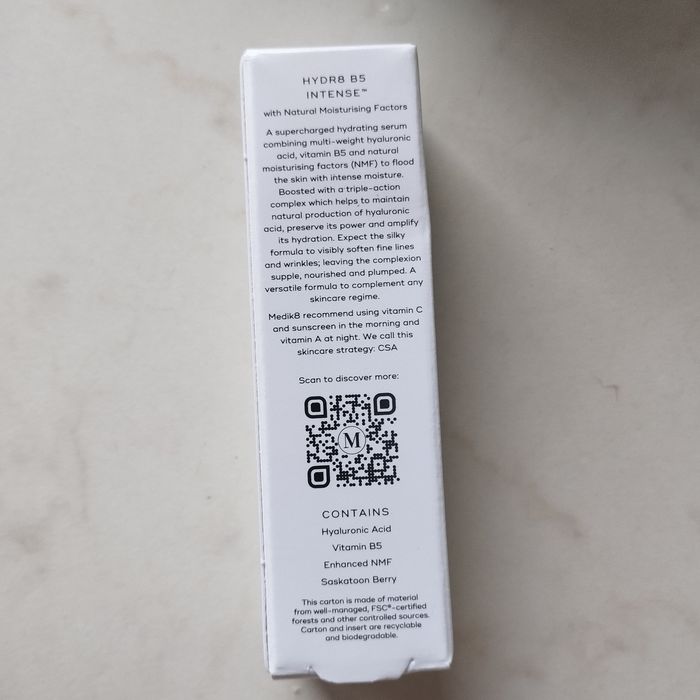 Media 8 medik8 hydra8 B5 intense serum nmf nawilżające