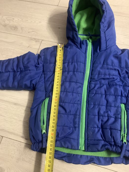 Zimowa kurteczka niemowleca dla chlopca r 98