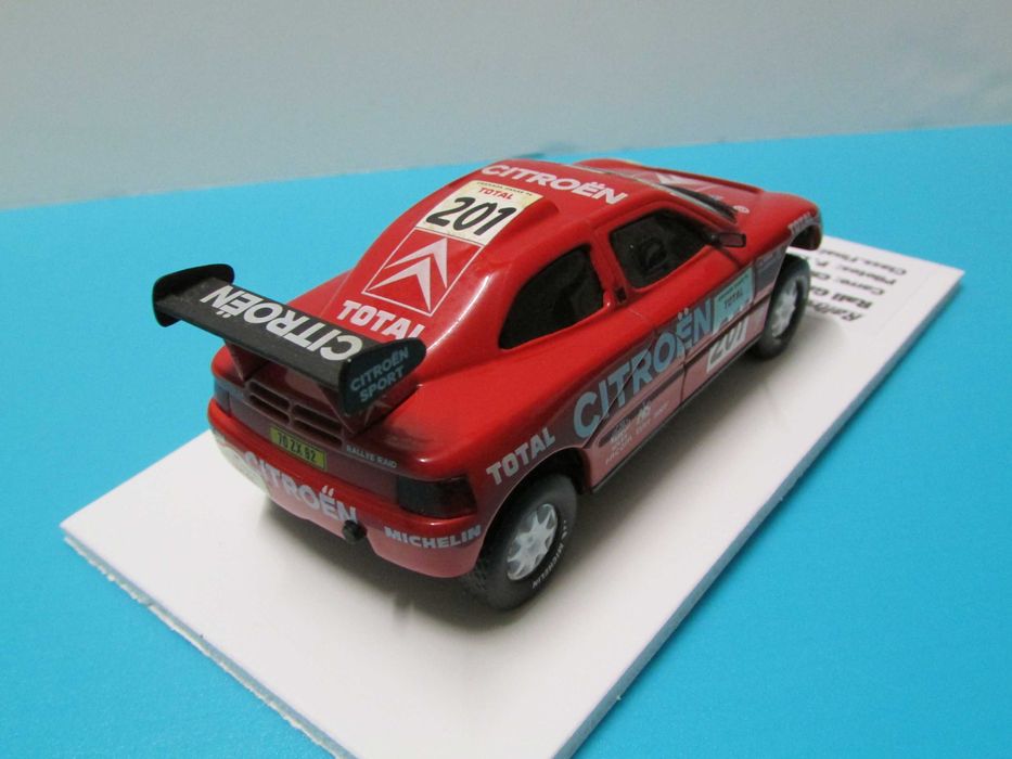 Citroen ZX Rallye Raid #201: Vencedor Rali Dakar 1996 - escala 1/43
