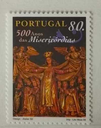 Série de Selos 500 Anos das Misericórdias - 1998