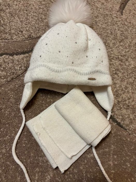 Шапочка зимова для дівчинки