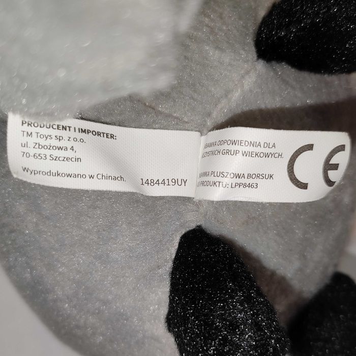 M455 Maskotka Borsuk Bartek Gang Słodziaków 15 cm