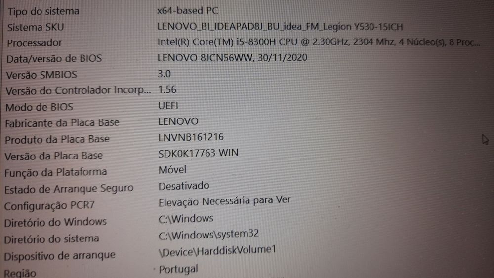 Motherboard para Lenovo Legion Y530-15ICH