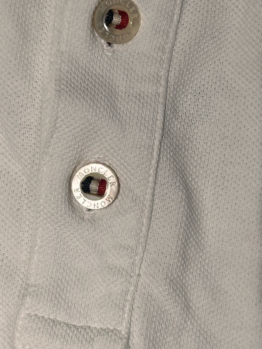 Поло moncler белое