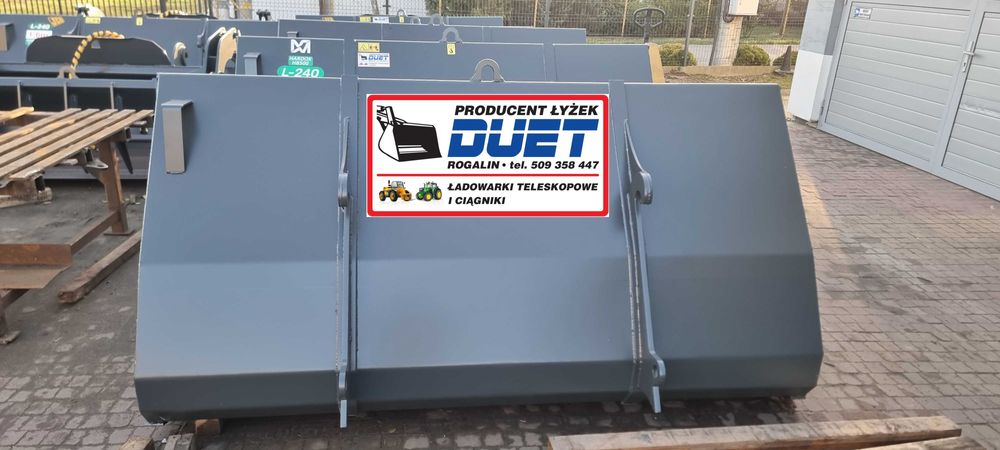 łopata łyżka merlo matbro 2,2m3 objętościowa manitou bobcat dieci jlg