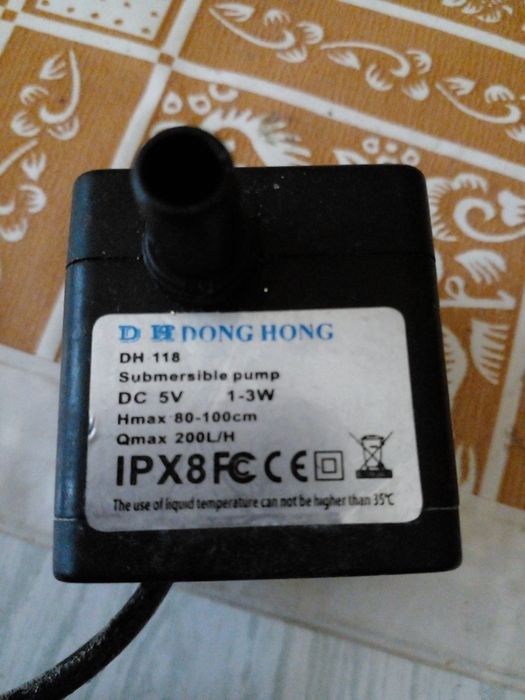 Современный электрический вакуумный  насос для аквариумов