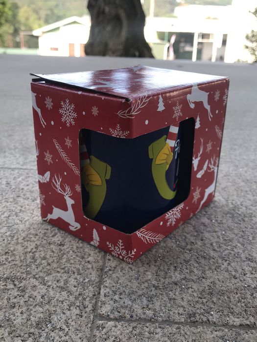 Caneca de natal com caixa445756612973045763