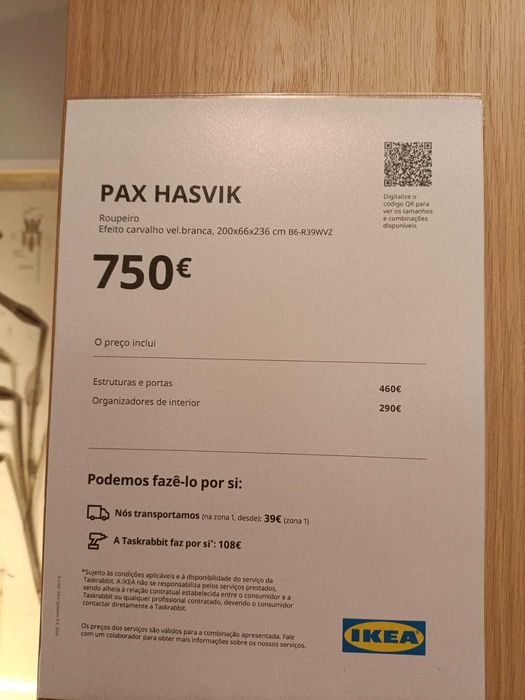 Roupeiro Branco IKEA  PAX HASVIK
