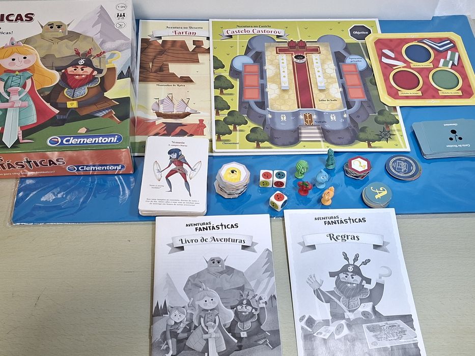 Jogo tabuleiro aventuras fantásticas Clementoni