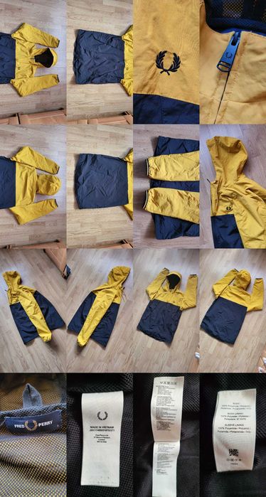 Kurtka Fred Perry streetwear Rap y2k drill drip