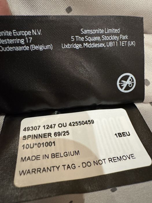 Samsonite мала, середня та велика нова валіза