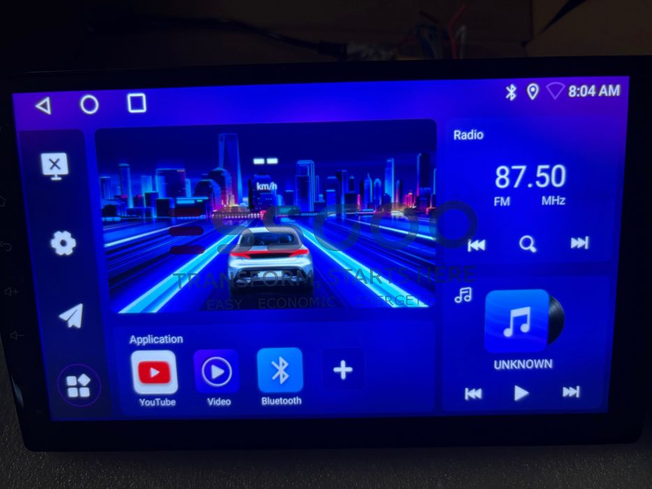 Radio samochodowe 2din 9” Android 14, 4/64 4x1.5Mhz 1280x720 Mali T720