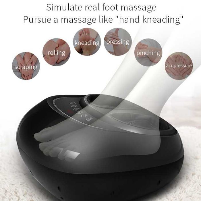 НОВЫЙ Массажер для ног с подогревом и несколькими режимами массажа