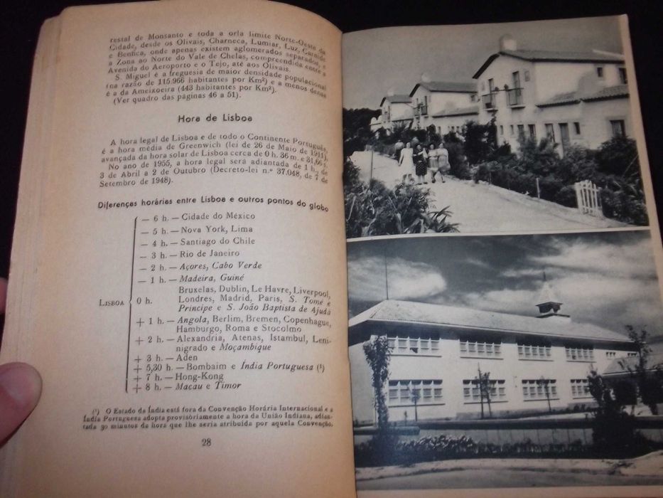 Livro Novos e velhos Caminhos de Lisboa Guia 1955
