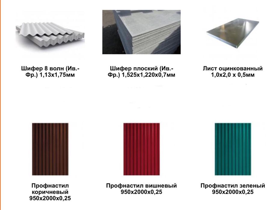 Шифер 8-ми волновой и плоский Харьков - єВідновлення