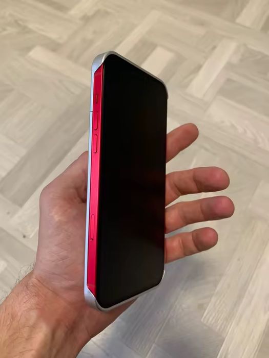 Алюминиевый чехол бампер для iPhone 14/15plus silver