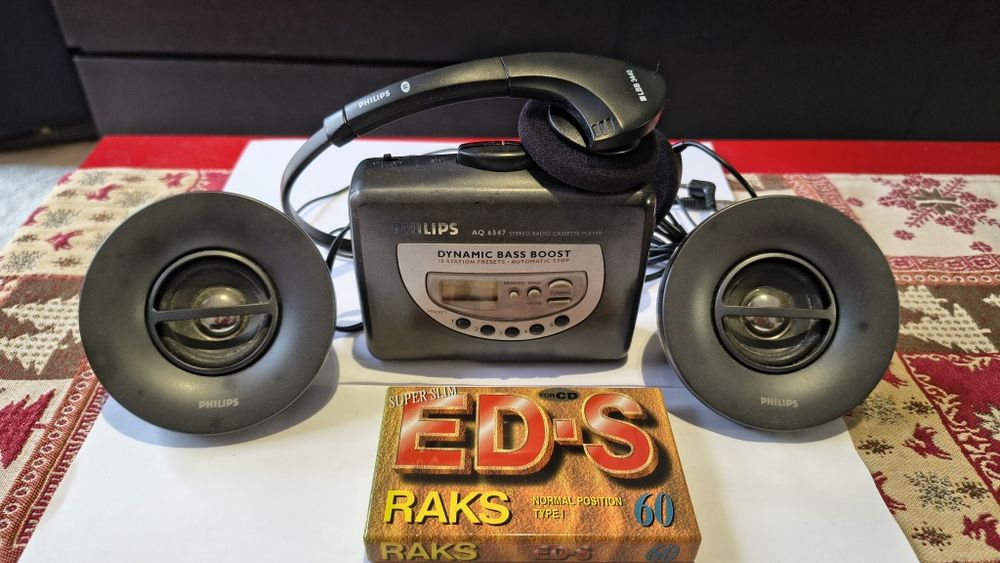 Philips AQ 6547 walkman radio cassetete a funcionar