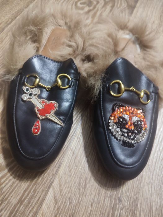 Мюли.Шлепки Guuci.Кожа