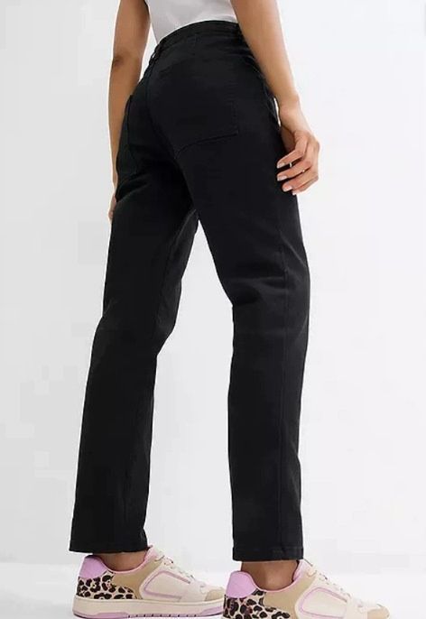 B.P.C spodnie boyfriend 7/8 czarne 46.